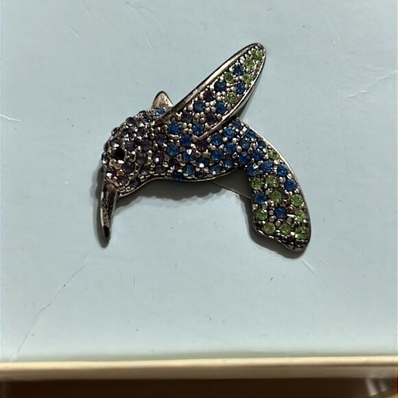 Collectible Monet Hummingbird Pen | New in Box | Discounted Due to Tarnish - Picture 4 of 9